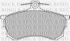 BORG & BECK BBP1463 Brake Pad Set, disc brake